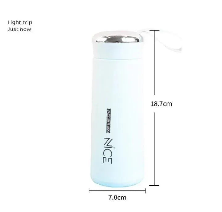 Perfect For Gym - 1 Pc Multicolor Stainless Steel Water Bottle