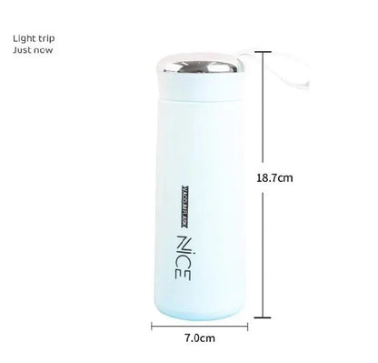 Perfect For Gym - 1 Pc Multicolor Stainless Steel Water Bottle
